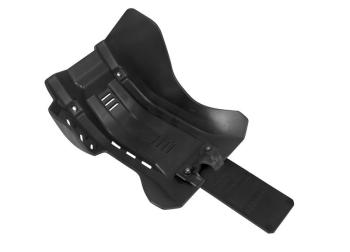 9 249 р. Защита двигателя пластиковая R-Tech KTM SX-F450 16-18, EXC-F450500 17-20 (R-PMKTMNR4518) черная  r-pmktmnr4518  с доставкой в г. Воронеж. Увеличить фотографию 2