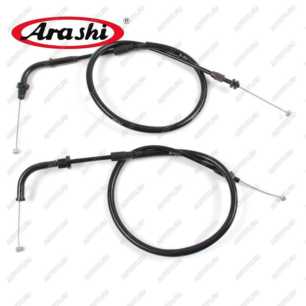 2 169 р. Тросик газа для Honda CBR600RR 03-06, CBR1000RR 04-07  пм-00019494  с доставкой в г. Воронеж