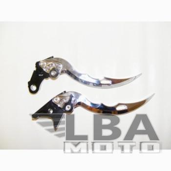 5 349 р. Короткие рычаги тормозасцепления в форме ножей для мотоциклов Aprilia  пм-00004393  с доставкой в г. Воронеж. Увеличить фотографию 3