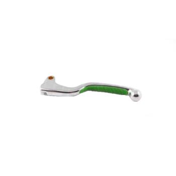 Рычаг сцепления c cиликоновой накладкой  SM-PARTS Kawasaki KLXKXF450 08-15 зеленый  010263-123-9319