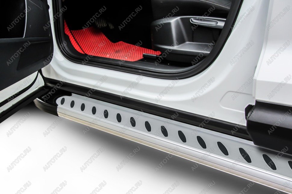 21 999 р. Пороги алюминиевые Prestige SLITKOFF  Geely Tugella  FY11,HPBA4 (2019-2025) дорестайлинг, рестайлинг (Silver)  с доставкой в г. Воронеж