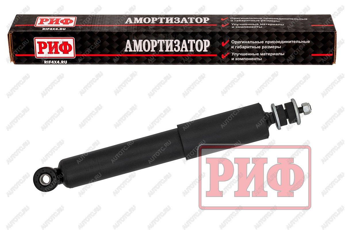 5 639 р. Амортизатор РИФ передний Mitsubishi Pajero Sport I 98-09 штатный  sag351sl  с доставкой в г. Воронеж
