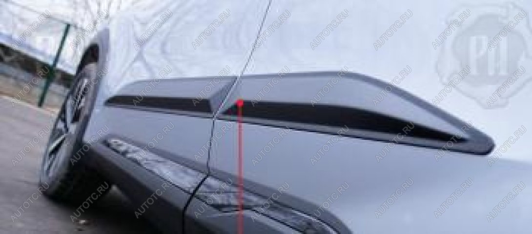 1 279 р. Молдинг двери передний правый Русская Артель Geely Atlas FX11 (2023-2025) (глянец под покраску)  с доставкой в г. Воронеж