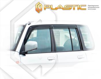 1 999 р. Дефлектора окон (двигатель 1,8 л.) CA-Plastic  Mitsubishi Pajero iO (1998-2007) (серия Classic полупрозрачный, без хром. молдинга )  с доставкой в г. Воронеж. Увеличить фотографию 2