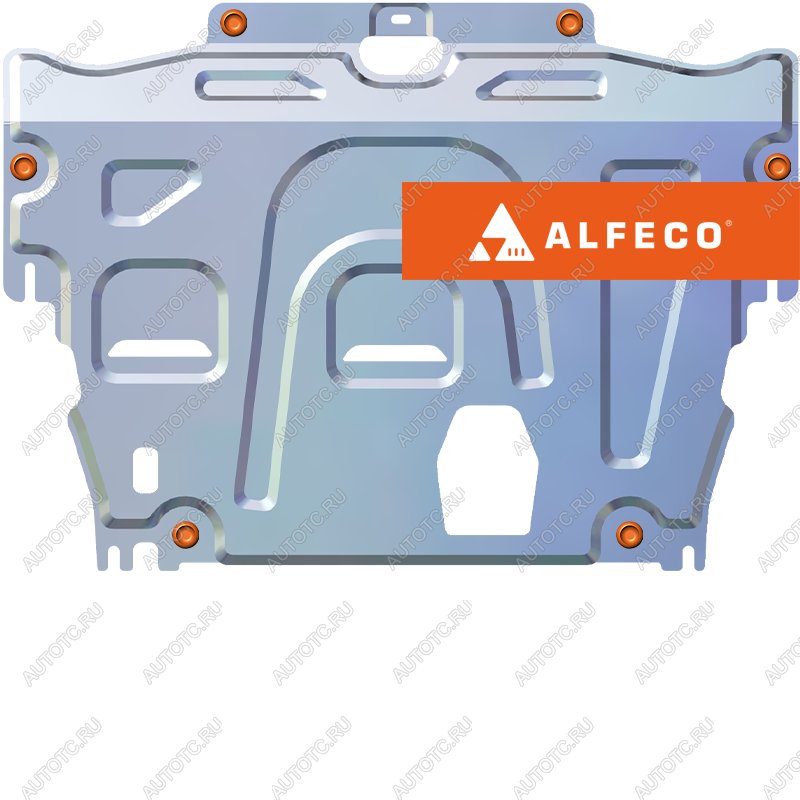 10 199 р. Защита картера и КПП V-all кроме2,5T ALFECO Ford Mondeo Mk4,BD дорестайлинг, седан (2007-2010) (алюминий 4 мм)  с доставкой в г. Воронеж