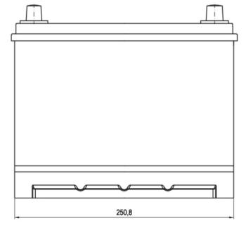 13 549 р. Аккумулятор VOLTHOR EFB 70Ач обратная полярность VOLTHOR 6ст70(0) 57029 d26  с доставкой в г. Воронеж. Увеличить фотографию 2