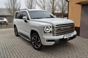 34 299 р. Защита порогов PT GROUP с алюминиевой площадкой Ø51мм(НПС) CHANGAN HUNTER Plus 2023- Haval H9 (2024-2025)  с доставкой в г. Воронеж. Увеличить фотографию 9