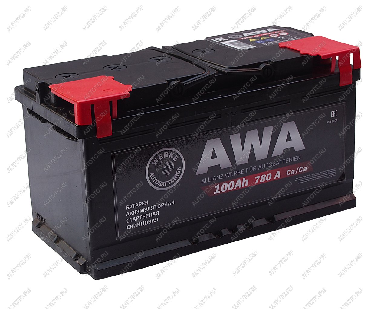 14 249 р. Аккумулятор AWA PRO 100Ач обратная полярность AWA 6ст100(0)  с доставкой в г. Воронеж