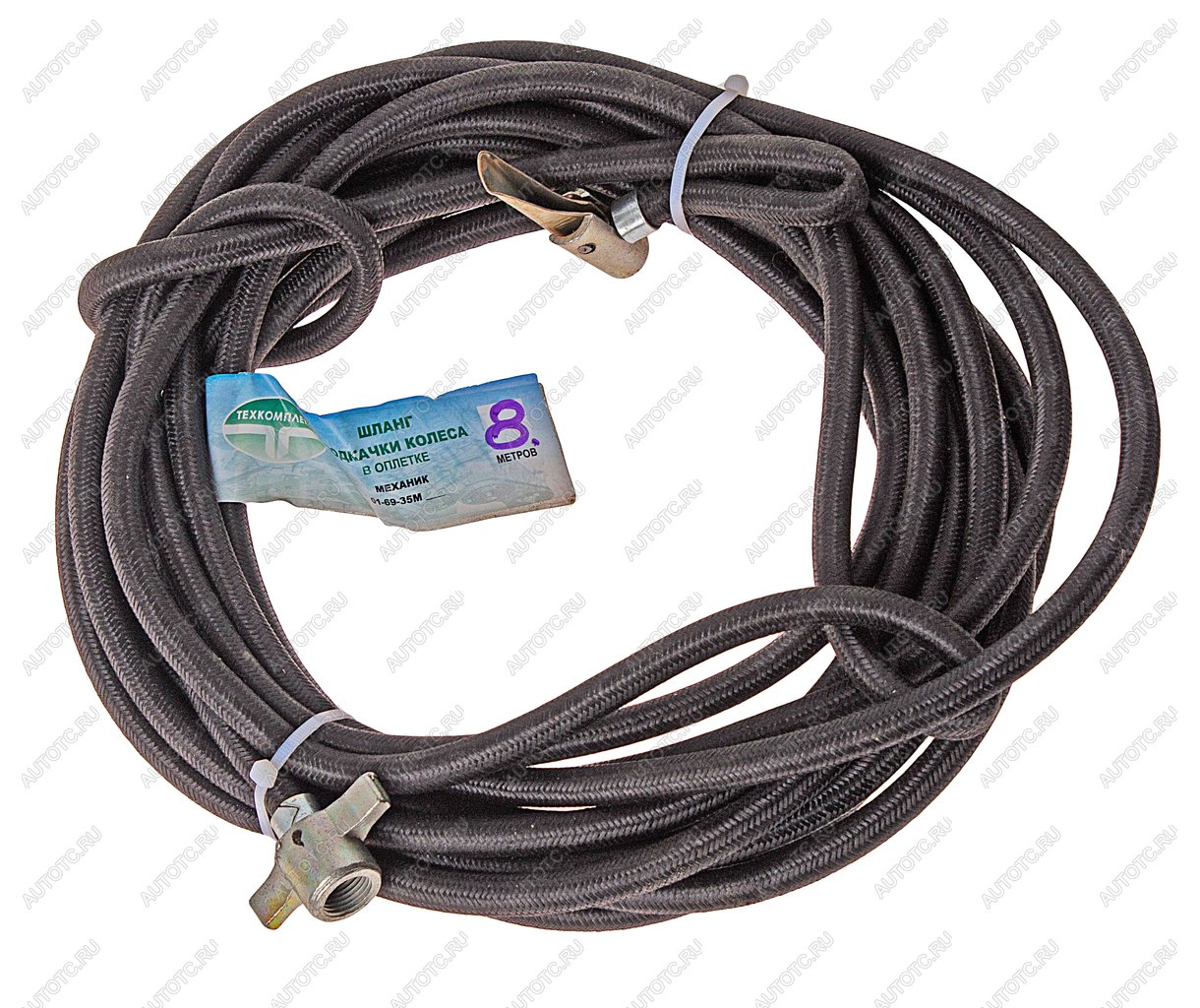 1 099 р. Шланг подкачки колеса ЗИЛ,МАЗ,КАМАЗ 8м в оплетке NO NAME 5320-3929010-(8)  с доставкой в г. Воронеж