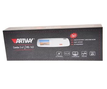 15 699 р. Видеорегистратор с радар-детектором в зеркале GPS ARTWAY ARTWAY md-163  с доставкой в г. Воронеж. Увеличить фотографию 5
