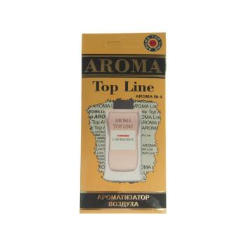 Ароматизатор подвесной пластина (№4 D&G 3 Limperatrice) TOP LINE TOP LINE №4 d&g 3 limperatrice
