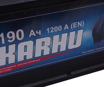 18 949 р. Аккумулятор KARHU 190Ач KARHU 6ст190(4)  с доставкой в г. Воронеж. Увеличить фотографию 2