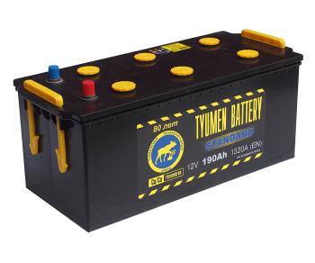 Аккумулятор TYUMEN BATTERY STANDART 190Ач под болт TYMEN BATTERY 6ст190(4)