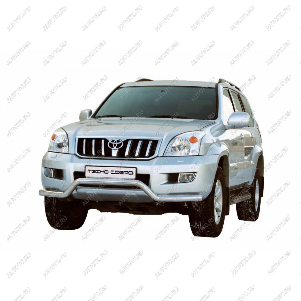 12 699 р. Защита ПЕРЕДА «Волна», d63,5 TOYOTA Land Cruiser Prado 120 ОКРАШ.  0640 к  с доставкой в г. Воронеж