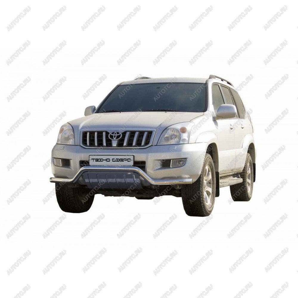 12 699 р. Передок «Волна» с доп. защитой двигат., 63.5  Toyota LAND CRUISER PRADO 120 ОКРАШ.  0641 к  с доставкой в г. Воронеж