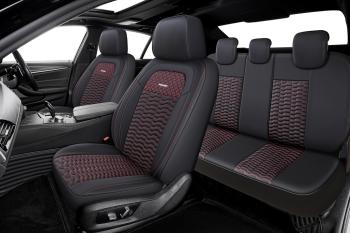 Авточехлы универсальные экокожа черно-красные (11 предм.) Lord PREMIER PREMIER lod1020