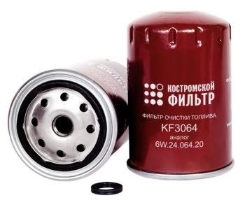 619 р. Фильтр топливный КАМАЗ ЕВРО-2,4,5 тонкой очистки Специалист КОСТРОМСКОЙ ФИЛЬТР КП Автофильтр kf3064 sp  с доставкой в г. Воронеж. Увеличить фотографию 2