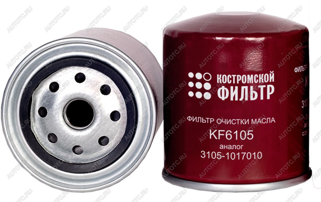 419 р. Фильтр масляный ГАЗ-3110,3302 (дв.ЗМЗ-406) Специалист КОСТРОМСКОЙ ФИЛЬТР КП Автофильтр kf6105 sp  с доставкой в г. Воронеж