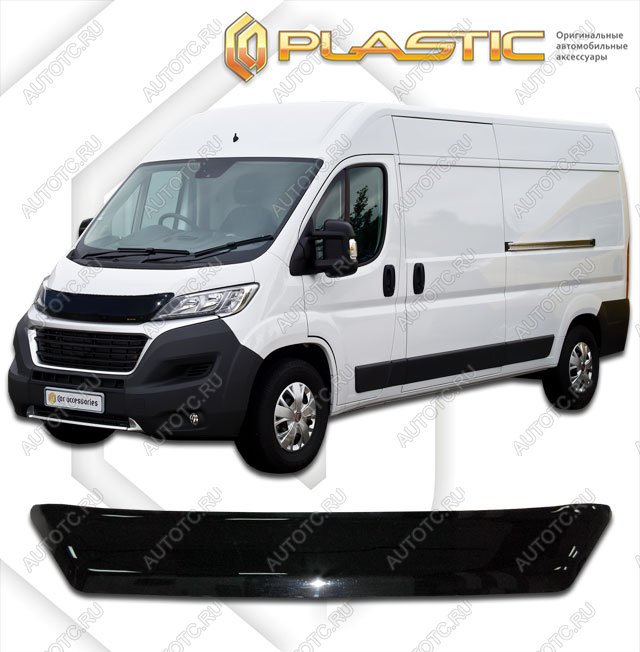 1 999 р. Дефлектор капотаClassic черныйFiatDucato 2014–н.в.  2010010110406  с доставкой в г. Воронеж