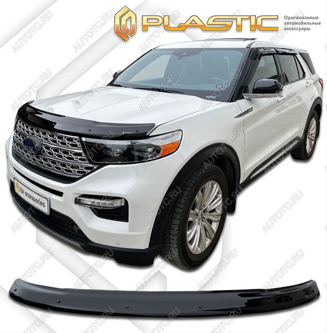 2 079 р. Дефлектор капотаClassic черныйFordExplorer VI поколение, джипsuv 5 дв., рынок США 2019 - н.в.U625  2010010118143  с доставкой в г. Воронеж