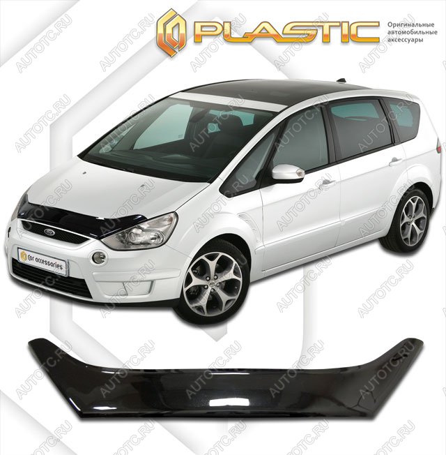 2 079 р. Дефлектор капотаClassic черныйFordGalaxy 2006-2010  2010010104368  с доставкой в г. Воронеж