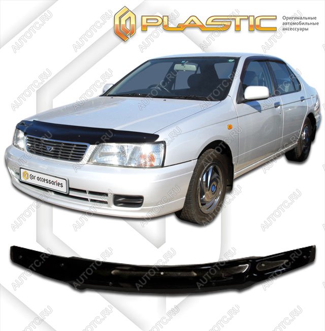 1 999 р. Дефлектор капотаClassic черныйNissanBluebird 1995-2000U14  2010010100766  с доставкой в г. Воронеж