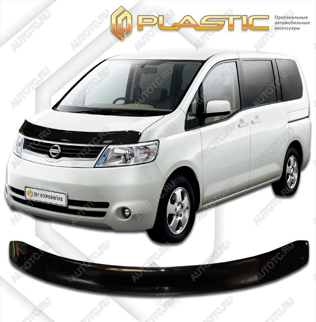 1 999 р. Дефлектор капотаClassic черныйNissanSerena 2005-2010C25, NC25, CC25, CNC  2010010105310  с доставкой в г. Воронеж