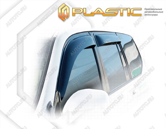 2 079 р. Ветровики дверейClassic полупрозрачныйLexusGX 4702003-2010Chrome molding=120,  2010030302188  с доставкой в г. Воронеж