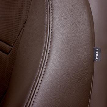 18 099 р. Комплект чехлов для сидений (РЗСиС 60/40 2Г Орегон) ТУРИН -2 Lord Autofashion  Лада нива 4х4  2329 - Нива Трэвел (темно-коричневый, вставка темно-коричневая, строчка темно-коричневая)  с доставкой в г. Воронеж. Увеличить фотографию 7