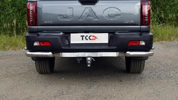 Фаркоп (надпись JAC T9, шар E)  автомобиля  ТСС Тюнинг JAC T9 4WD 2024  tcu00428