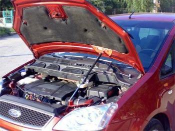 Упор капота ТехноМастер Ford (Форд) C-max (С-макс)  Mk1 (2003-2010) Mk1 доресталинг, рестайлинг