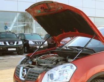 Упор капота ТехноМастер Nissan Qashqai 1 J10 рестайлинг (2010-2013)