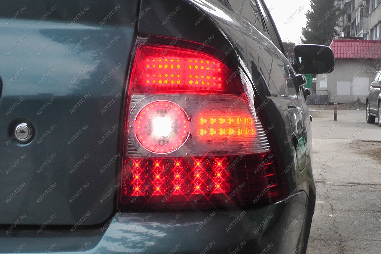 4 999 р. Фонари задние Lada Priora Flash Элекомм 688247369  с доставкой в г. Воронеж