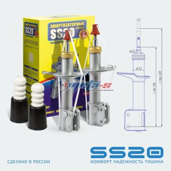 Стойки передние Nissan Almera SS20 (шоссе) SS20 688248172