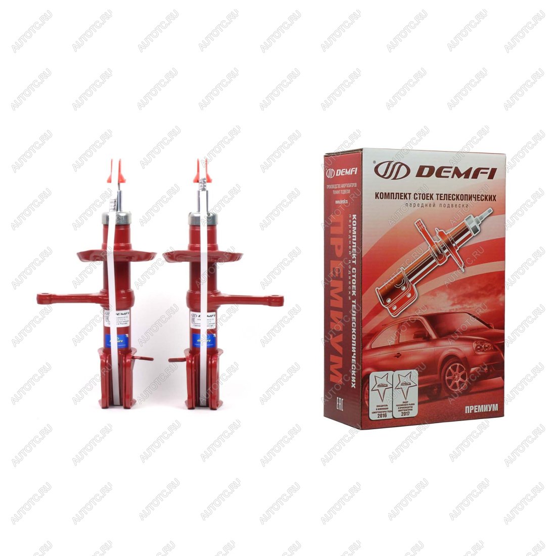 10 199 р. Стойки передние 2190 Гранта, Калина 2 -30мм DEMFI Премиум DEMFI 688247810  с доставкой в г. Воронеж