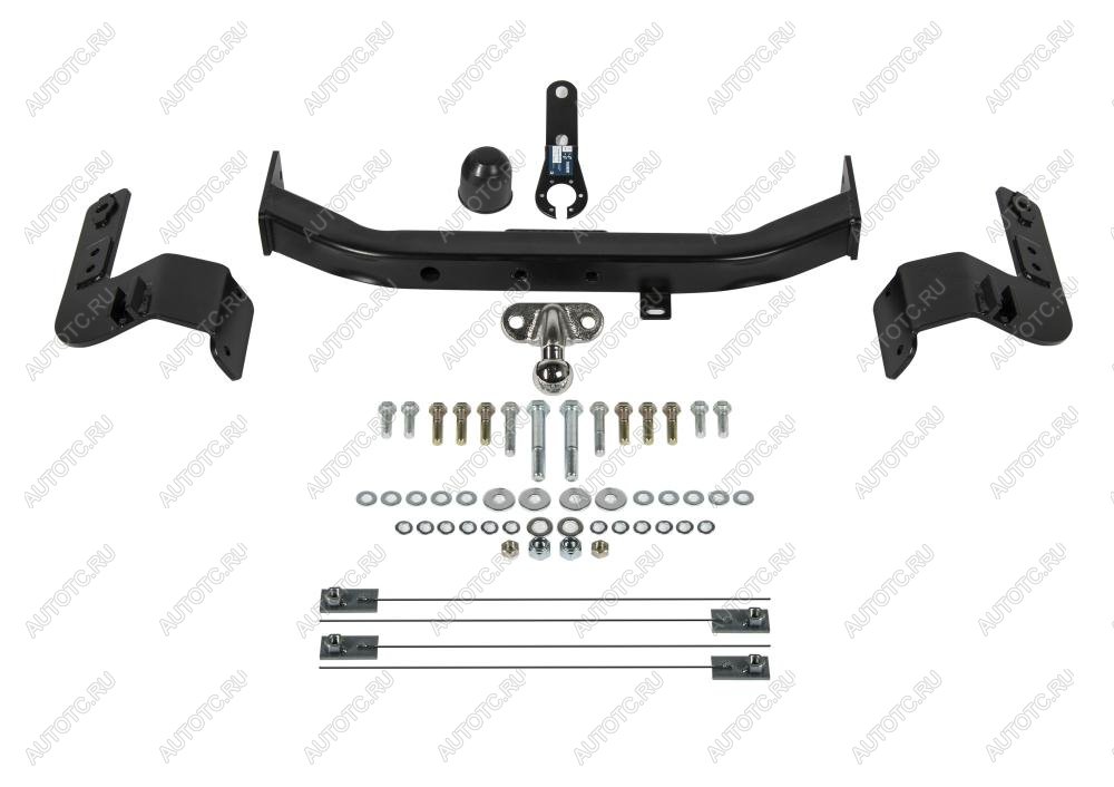 10 699 р. Фаркоп (кроме Executive, TRD)(фланцевое крепление шара) Atlas Toyota Land Cruiser 200 2-ой рестайлинг (2015-2021) (стальной с порошковым покрытием, шар F (C, F30))  с доставкой в г. Воронеж