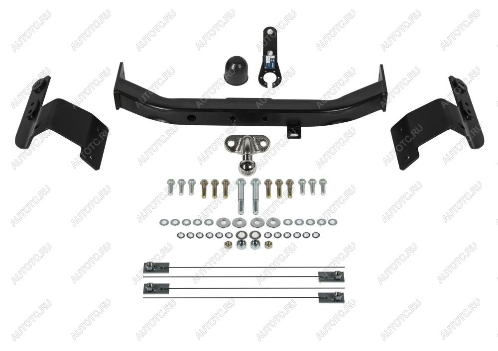 13 299 р. Фаркоп (Executive, TRD)(фланцевое крепление шара) Atlas Toyota Land Cruiser 200 2-ой рестайлинг (2015-2021) (стальной с порошковым покрытием, шар F (C, F30))  с доставкой в г. Воронеж