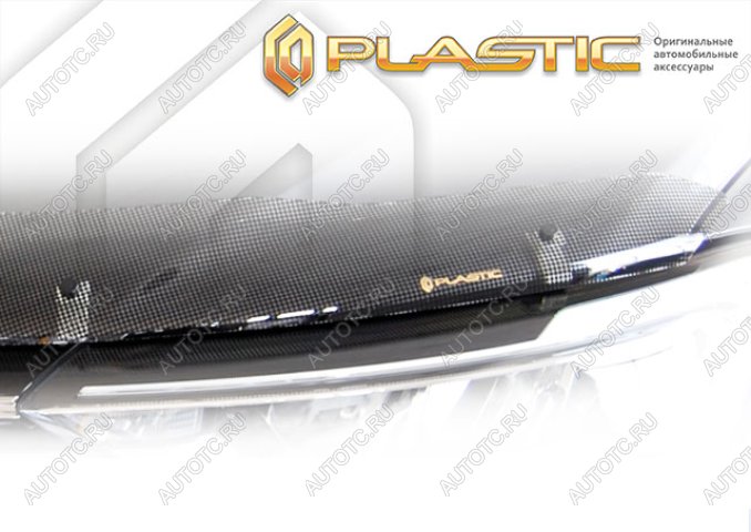 2 199 р. Дефлектор капота Шелкография черная CA Plastic на JAC T8 Pro I поколение, пикап, для рынка России  2020 - н. в.  с доставкой в г. Воронеж