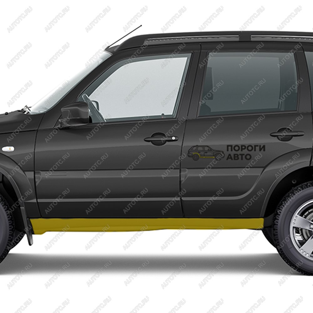 3 899 р. Chevrolet Niva ремонтные пороги  muowe-01  с доставкой в г. Воронеж
