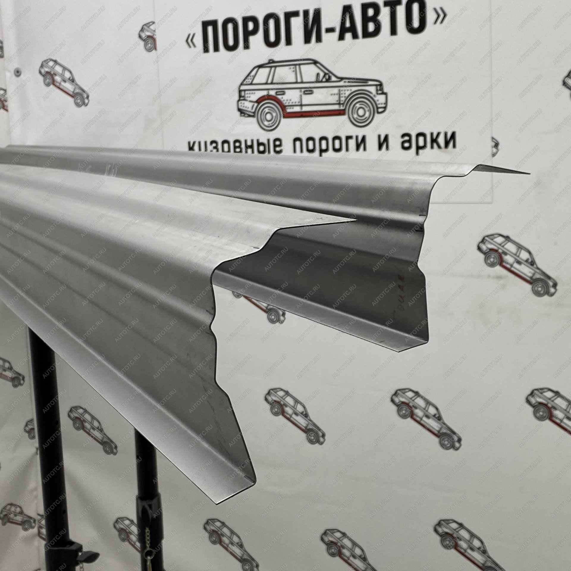 3 899 р. Ремкомплект порогов (2 шт) ПОРОГИ-АВТО Volkswagen Touareg 2 NF рестайлинг (2014-2018) (холоднокатаная сталь 1 мм)  с доставкой в г. Воронеж
