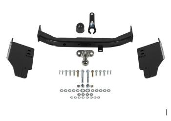 Фаркоп (фланцевое крепление шара) Atlas Toyota Land Cruiser Prado J120 (2002-2009) (стальной с порошковым покрытием, шар F (C, F30))