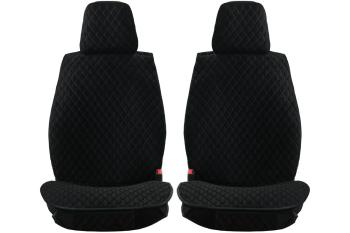 3 299 р. Каркасные накидки для сидений автомобиля из велюра Classic Ultra Черный Seintex 317681  с доставкой в г. Воронеж. Увеличить фотографию 1