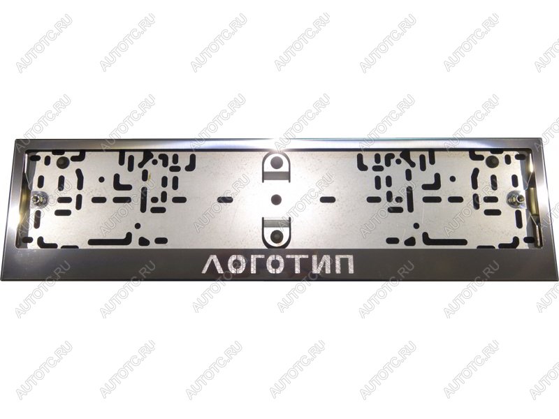 5 999 р. Рамка номерного знака (комплект) ТСС Тюнинг Audi A3 8L1 хэтчбэк 3 дв. дорестайлинг (1996-2000) (с логотипом)  с доставкой в г. Воронеж