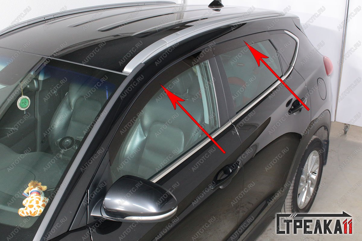 3 799 р. Дефлекторы окон 2D Стрелка11 Hyundai Tucson TL дорестайлинг (2015-2018) (черные) с доставкой в г. Воронеж Увеличить фотографию 1 3 799 р. Дефлекторы окон 2D Стрелка11 Hyundai Tucson TL дорестайлинг (2015-2018) (черные) с доставкой в г. Воронеж