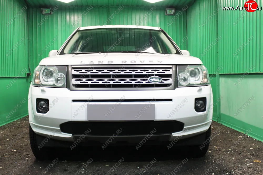 2 899 р. Защитная сетка в бампер (низ, ячейка 3х7 мм) Alfeco Стандарт Land Rover Freelander L359 1-ый рестайлинг (2010-2012) (Чёрная) с доставкой в г. Воронеж Увеличить фотографию 1 2 899 р. Защитная сетка в бампер (низ, ячейка 3х7 мм) Alfeco Стандарт Land Rover Freelander L359 1-ый рестайлинг (2010-2012) (Чёрная) с доставкой в г. Воронеж