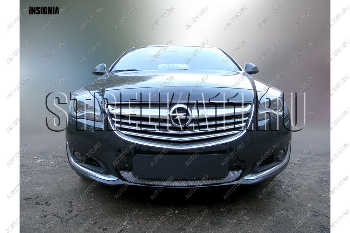 3 179 р. Защита радиатора Стрелка11 Стандарт  Opel Insignia  A (2013-2017) рестайлинг седан, рестайлинг, хэтчбэк, универсал рестайлинг (хром)  с доставкой в г. Воронеж