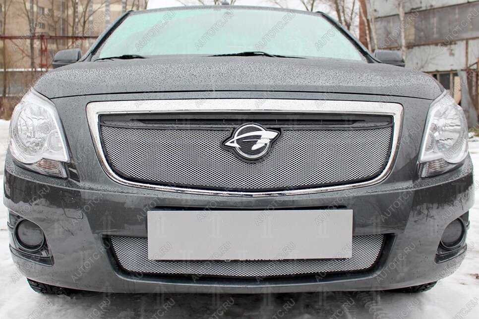 3 079 р. Защита радиатора (низ) Стрелка11 Стандарт  Chevrolet Cobalt (2011-2016), Ravon R4 (2016-2020) (хром)  с доставкой в г. Воронеж