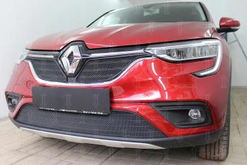 3 499 р. Защита радиатора (низ) Стрелка11 Стандарт  Renault Arkana (2019-2025) (черная)  с доставкой в г. Воронеж. Увеличить фотографию 3