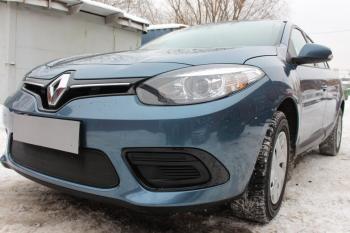 2 999 р. Защита радиатора (низ) Стрелка11 Стандарт  Renault Fluence (2012-2016) рестайлинг (черная)  с доставкой в г. Воронеж. Увеличить фотографию 3