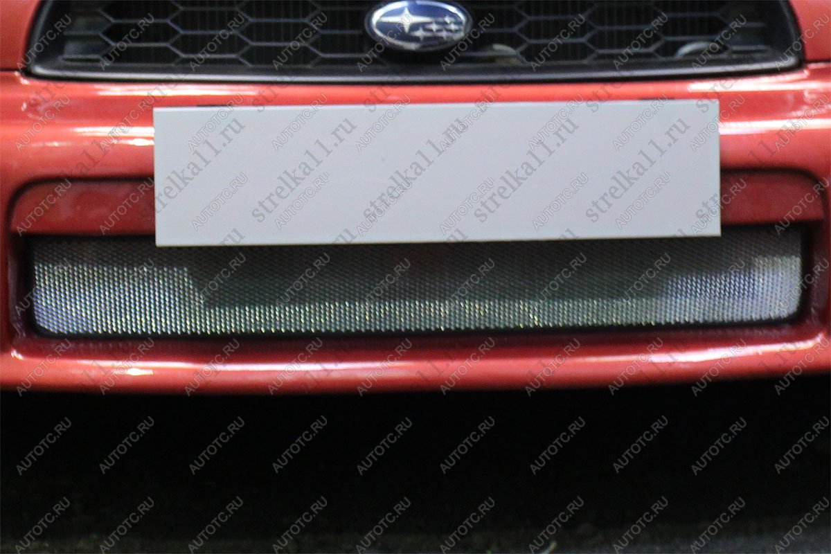 2 899 р. Защита радиатора Стрелка11 Стандарт  Subaru Impreza  GG (2000-2002) хэтчбэк дорестайлинг (хром)  с доставкой в г. Воронеж